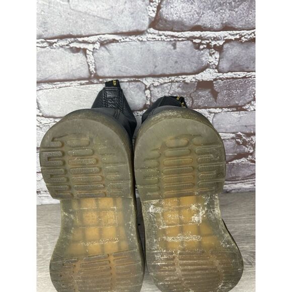 Dr Martens 8 Eyelet 13512 Combat Docs DM Boots Soft Leather Black Size 8 - 179 - Picture 9 of 16